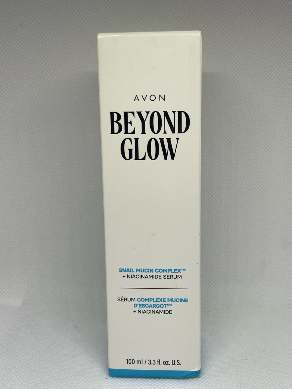 Avon Beyond Glow Snail Mucin Complex + Niacinamiide Serum NIB 100ml / 3.3 fl Oz